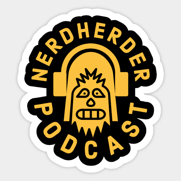 Nerdherder (Mini Logo) Sticker by Nerdherder